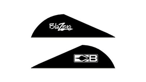 BOHNING BLAZER VANES (Option: 2" SOLID BLACK 36PK)