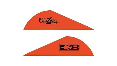 BOHNING BLAZER VANES (Option: 2" SOLID NEON RED 36PK)