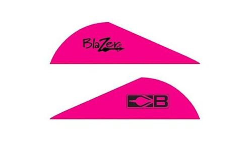 BOHNING BLAZER VANES (Option: 2" SOLID HOT PINK 100PK)