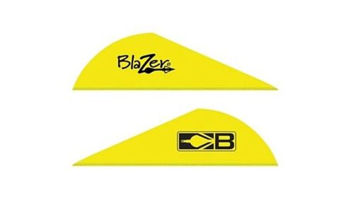 BOHNING BLAZER VANES (Option: 2" SOLID NEON YELLOW 100PK)