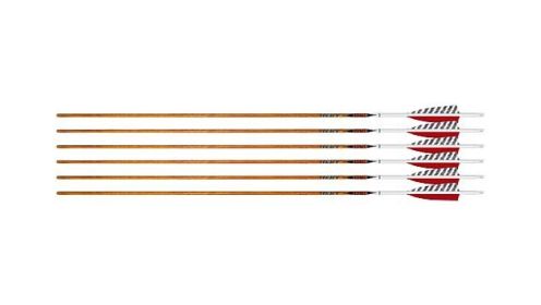 EASTON ARROW 6.5 CARBON LEGACY (Option: 400 4" FEATHER LEFT HELI. 6PK)