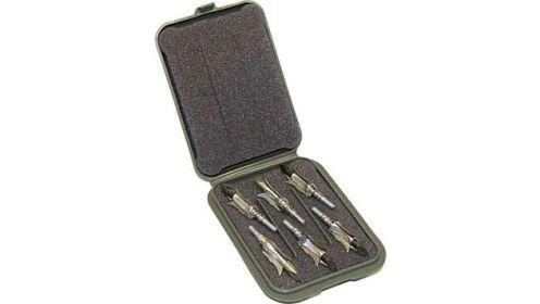 MTM MECHANICAL BROADHEAD CASE (Option: HOLDS 6 BROADHEADS ARMY GREEN)