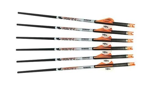 RAVIN XBOW ARROW PREMIUM (Option: CARBON W/2" VANE .001" 6PK*)