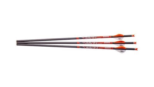 RAVIN XBOW ARROW CARBON W/2" (Option: OFFSET VANES 400GR .003" 3PK)