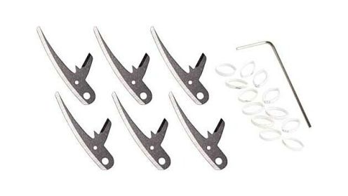 SWHACKER REPLACEMENT BLADES (Option: LEVI MORGAN CURVED 125GR 6PACK)