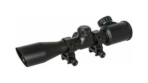TRUGLO CROSSBOW SCOPE 4X32 (Option: BLACK WITH RINGS)